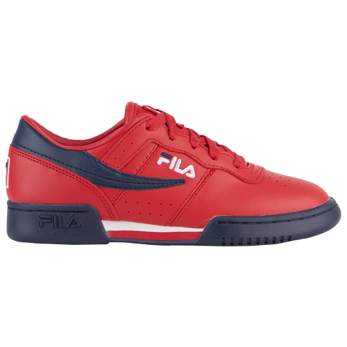 Fila Original Fitness - Boys' Grade School - Casual - Shoes - Red/Navy