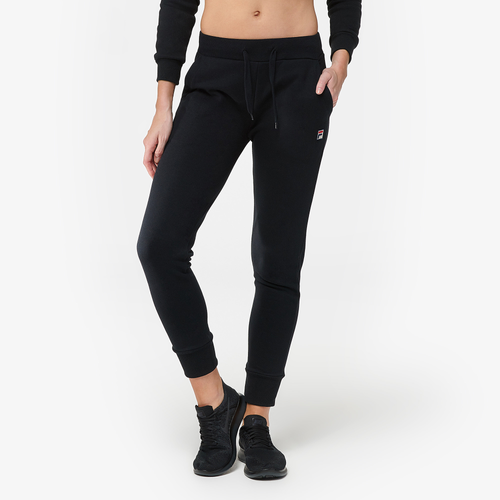 Fila Frances Rib Cuff Joggers - Women's - Casual - Clothing - Black