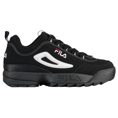 Fila Disruptor II - Men's - Casual - Shoes - Black/White/Red