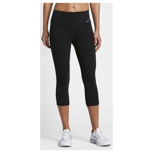 Nike Dri-FIT Cotton Capris - Women's - Training - Clothing - Black