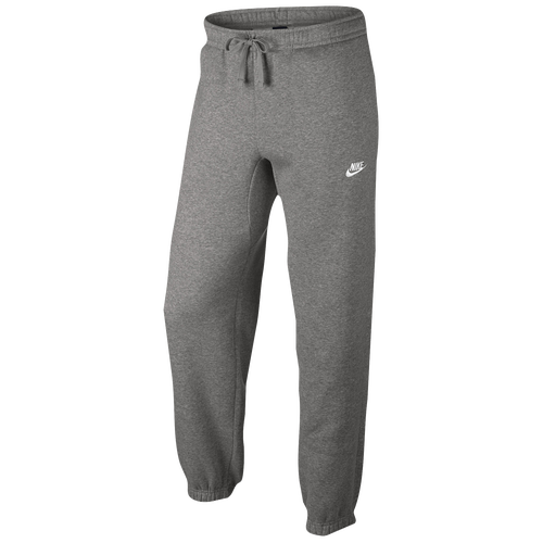 nike club casual fit cuffed joggers in dark grey