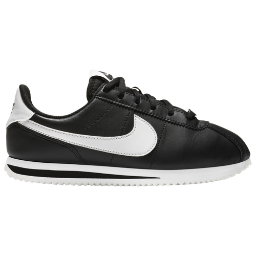 Nike Cortez - Boys' Grade School - Running - Shoes - Black/White/Black