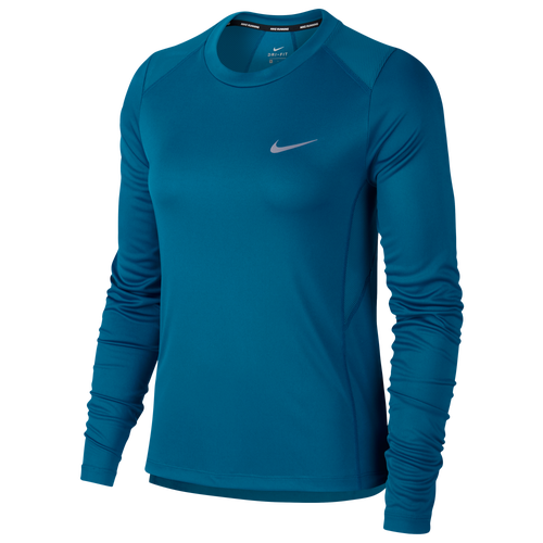 Nike Dry Miler Long Sleeve T-Shirt - Women's - Running - Clothing ...