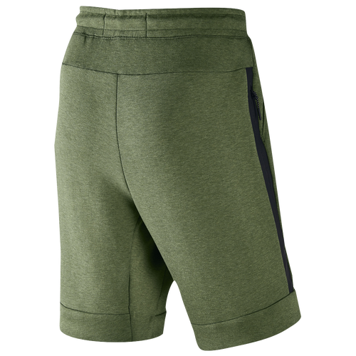 nike fleece shorts green