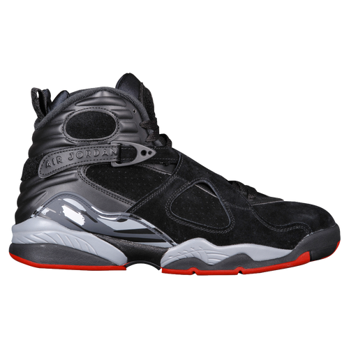 Jordan Retro 8 - Men's - Basketball - Shoes - Black/Gym Red/Wolf Grey