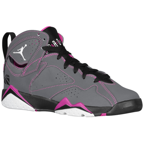 Jordan Retro 7 - Girls' Grade School - Basketball - Shoes - Dark Grey ...