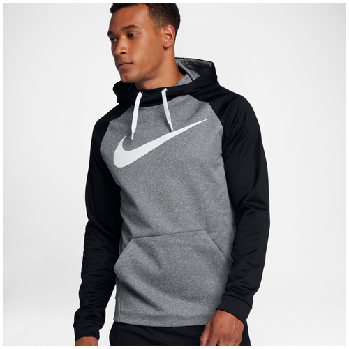 Nike Therma Colorblock Hoodie - Men's - Training - Clothing - Carbon ...