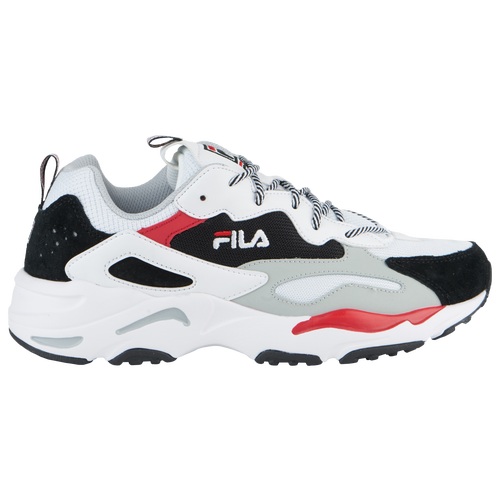 Fila Ray Tracer - Men's - Casual - Shoes - White/Black/Red