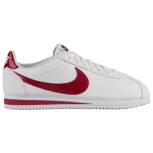 Nike Classic Cortez - Women's - Casual - Shoes - White/Red Crush