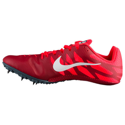 Nike Zoom Rival S 9 Men's Track & Field Shoes Gym Red/White/Bright Crimson/Blue Fox