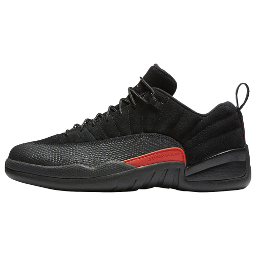 Jordan Retro 12 Low - Men's - Basketball - Shoes - Black/Max Orange ...