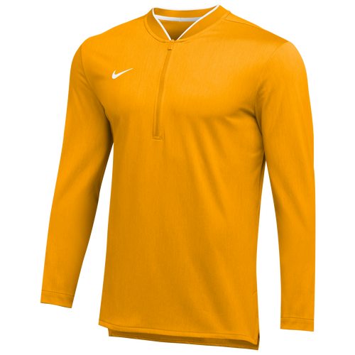 Nike Team Authentic 1/2 Zip Coaches Top Men's For All Sports Clothing Sundown/White