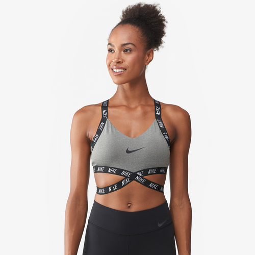 nike indy logo women's light support sports bra
