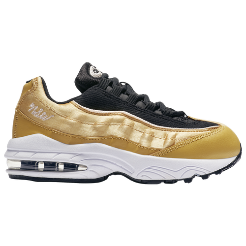 Nike Air Max 95 - Girls' Preschool - Casual - Shoes - Wheat Gold/Wheat ...