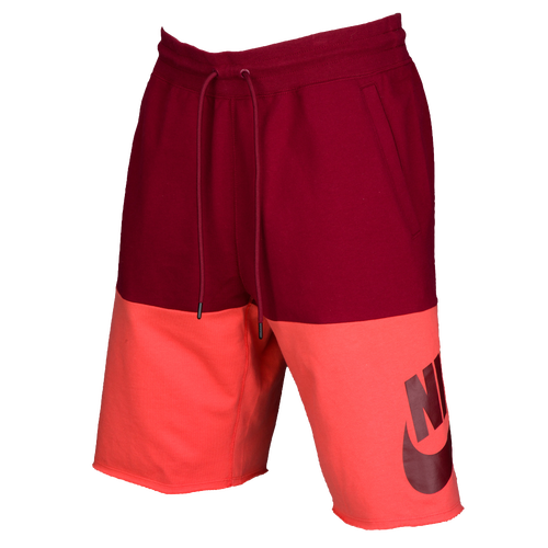 Nike GX Alumni Colorblock Shorts - Men's - Casual - Clothing - Team Red ...