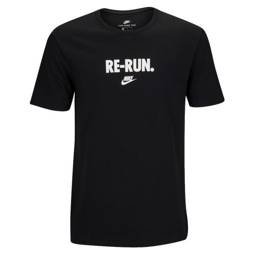 Nike Re-run T-Shirt - Men's - Casual - Clothing - Black/White