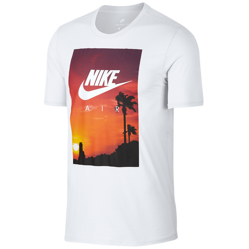 Nike Sunset T-Shirt - Men's - Casual - Clothing - White/White