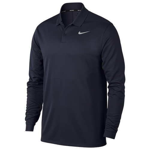 Nike Dri-Fit Victory Long Sleeve Polo - Men's - Golf - Clothing ...