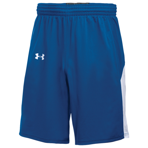 Under Armour Team Fury Shorts - Men's - Basketball - Clothing - Royal/White