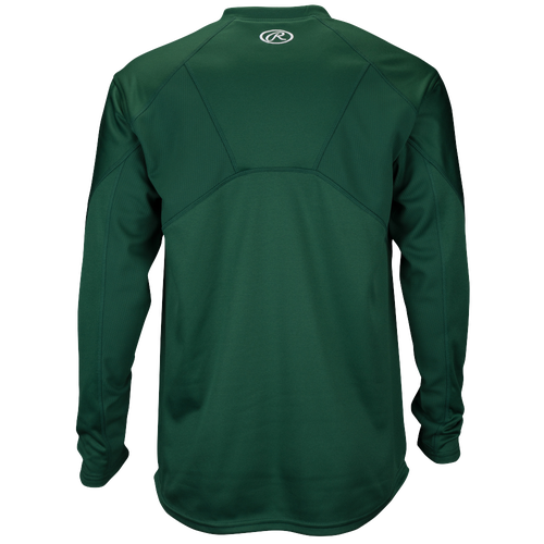 Rawlings Dugout Fleece Pullover Men's Baseball Clothing Dark Green