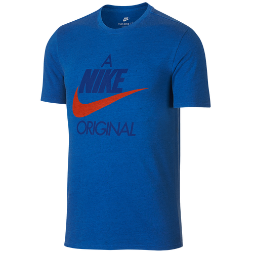 Nike Original T-Shirt - Men's - Casual - Clothing - Game Royal/Team Orange