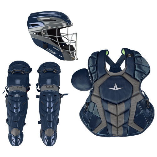 All Star System 7 Catcher's Kit Adult Baseball Sport Equipment Navy