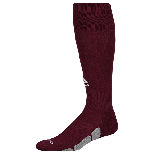 adidas Team Utility OTC Socks Baseball Accessories Maroon/White