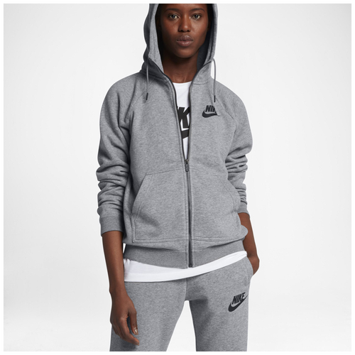 black zip up nike hoodie womens