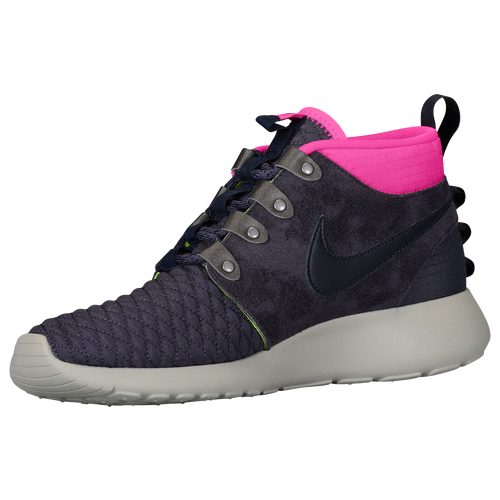 Nike Roshe Run Mid Winter   Mens   Running   Shoes   Gridiron/Pink Foil/Volt/Dark Obsidian