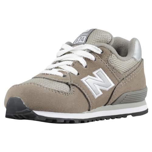 New Balance 574   Boys Toddler   Running   Shoes   Grey/Silver/Suede