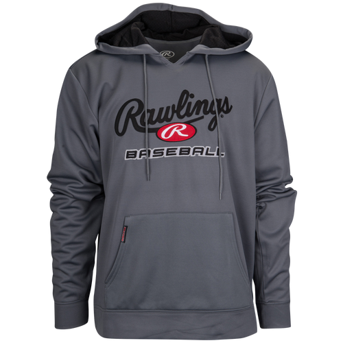 Rawlings Branded Baseball Hoodie - Men's - Baseball - Clothing - Grey