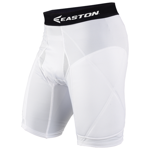 Easton Extra Protective Sliding Shorts   Mens   Baseball   Clothing   White