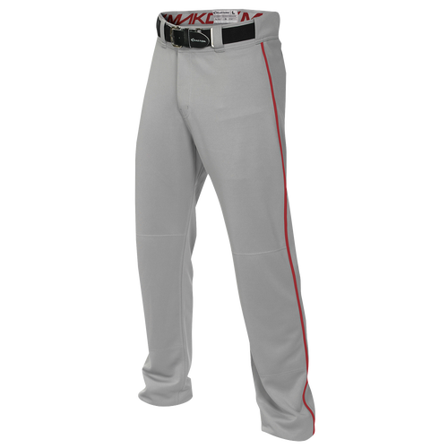 Easton Mako 2 Piped Baseball Pants   Mens   Baseball   Clothing   Grey/Red