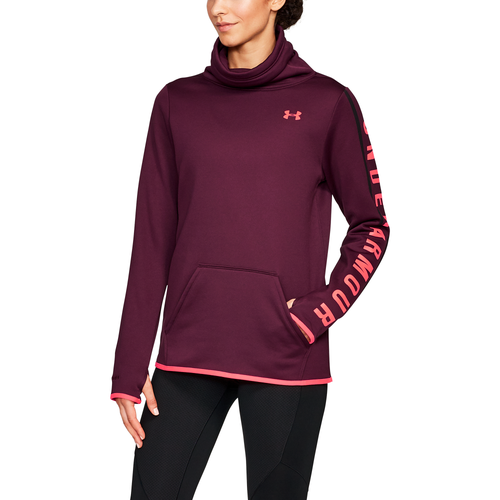 under armour fleece funnel neck