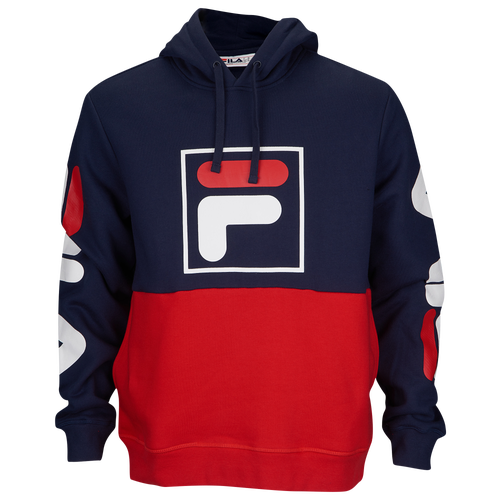 fila hoodie red white blue