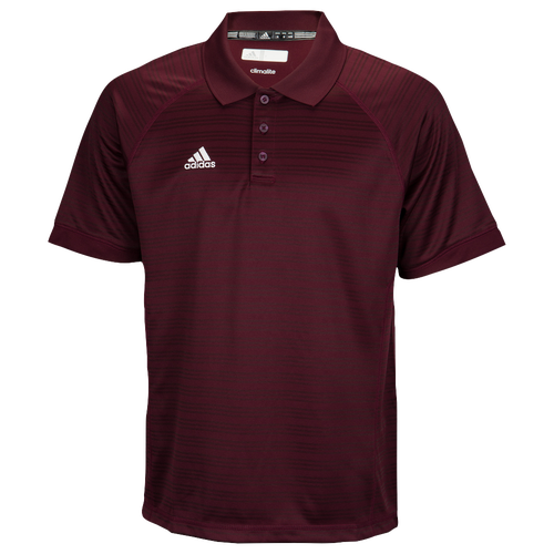 adidas Climalite Team Select Polo   Mens   For All Sports   Clothing   Maroon/White