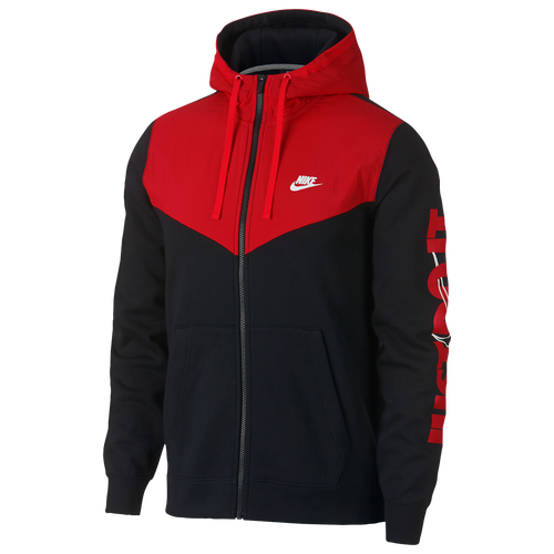 Nike JDI Fleece Full-Zip Hoodie - Men's - Casual - Clothing - Black ...