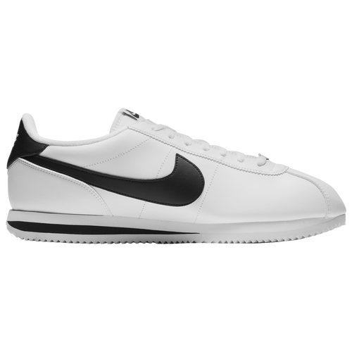 Nike Cortez - Men's - Casual - Shoes - White/Metallic Silver/Black