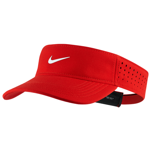 Nike AeroBill Visor Men's Casual Accessories Red