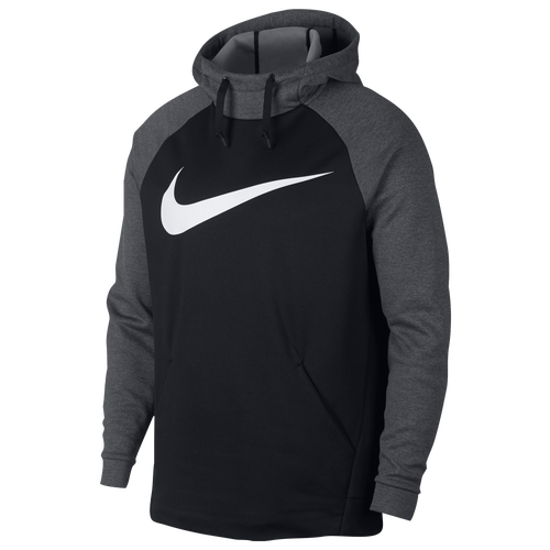Nike Therma Hoodie - Men's - Training - Clothing - Black/Charcoal ...