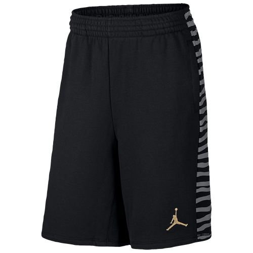 black jordan fleece shorts