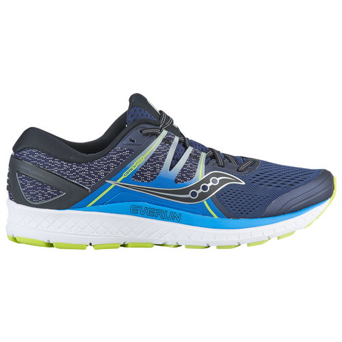 Saucony Omni ISO - Men's - Running - Shoes - Navy/Blue/Citron