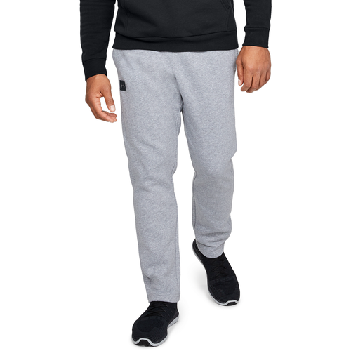 Under Armour Rival Fleece Pants - Men's - Casual - Clothing - Steel Light Heather/Black