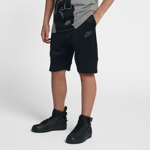 black nike tech shorts