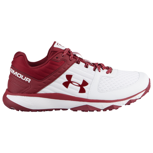 Under Armour Yard Trainer - Men's - Baseball - Shoes - White/Cardinal