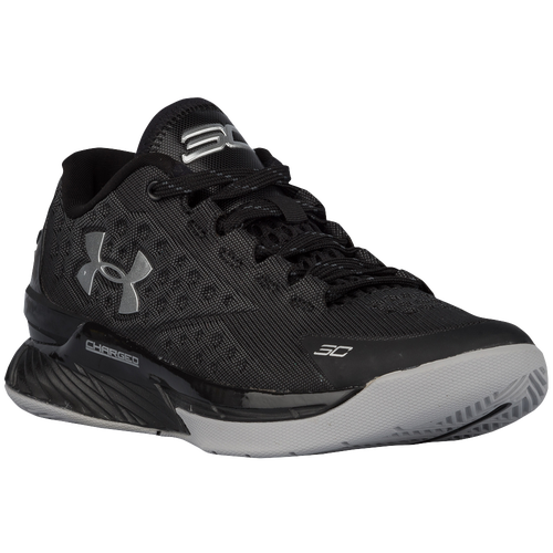 Under Armour Curry 1 Low   Boys Grade School   Basketball   Shoes   Graphite/Metallic Silver/Black