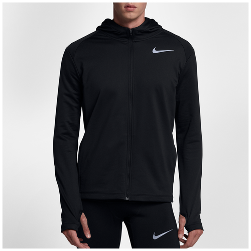 Nike Therma Full Zip Hoodie - Men's - Running - Clothing - Black