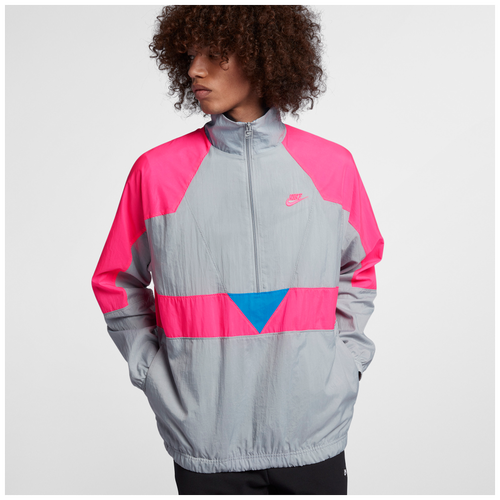 nike vaporwave joggers with large swoosh in pink