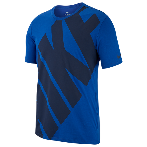 Nike Dri-FIT Cotton T-Shirt - Men's - Training - Clothing - Game Royal ...