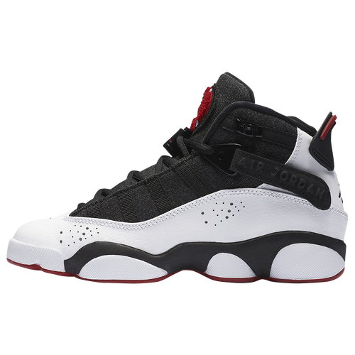 Jordan 6 Rings - Boys' Grade School - Basketball - Shoes - Black/White ...